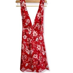 Halter Floral Dress
